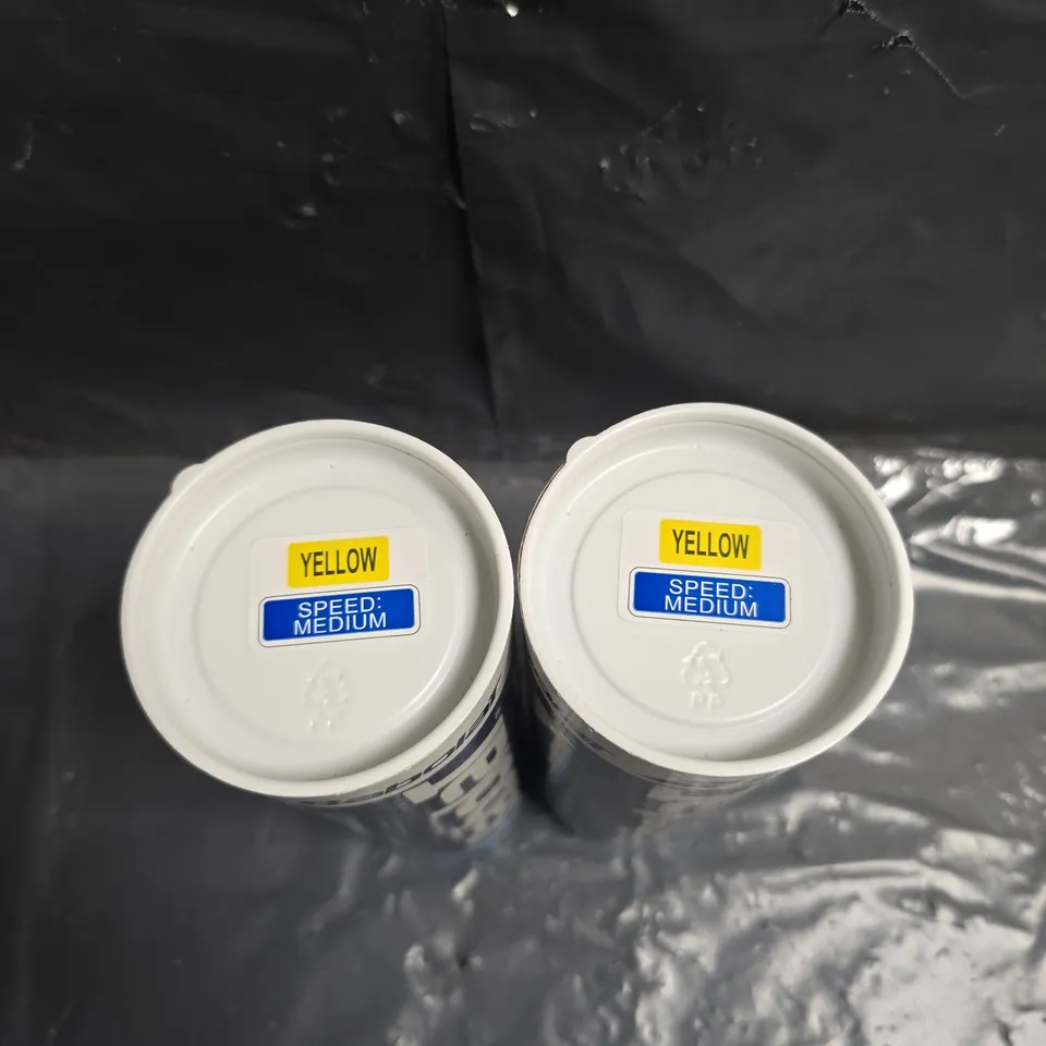 BABOLAT TOURNAMENT NYLON SHUTTLECOCKS – 2 TUBES, SPEED MEDIUM, YELLOW