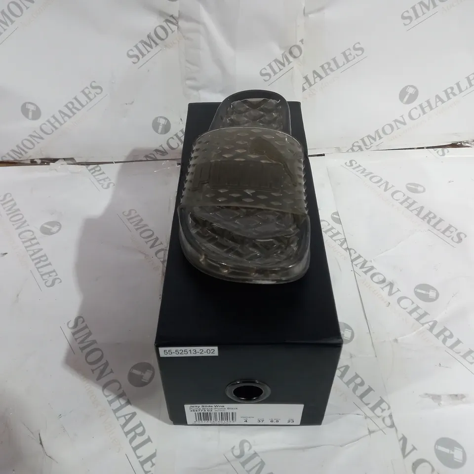 PUMA FENTY BLACK JELLY SLIDES SIZE 4