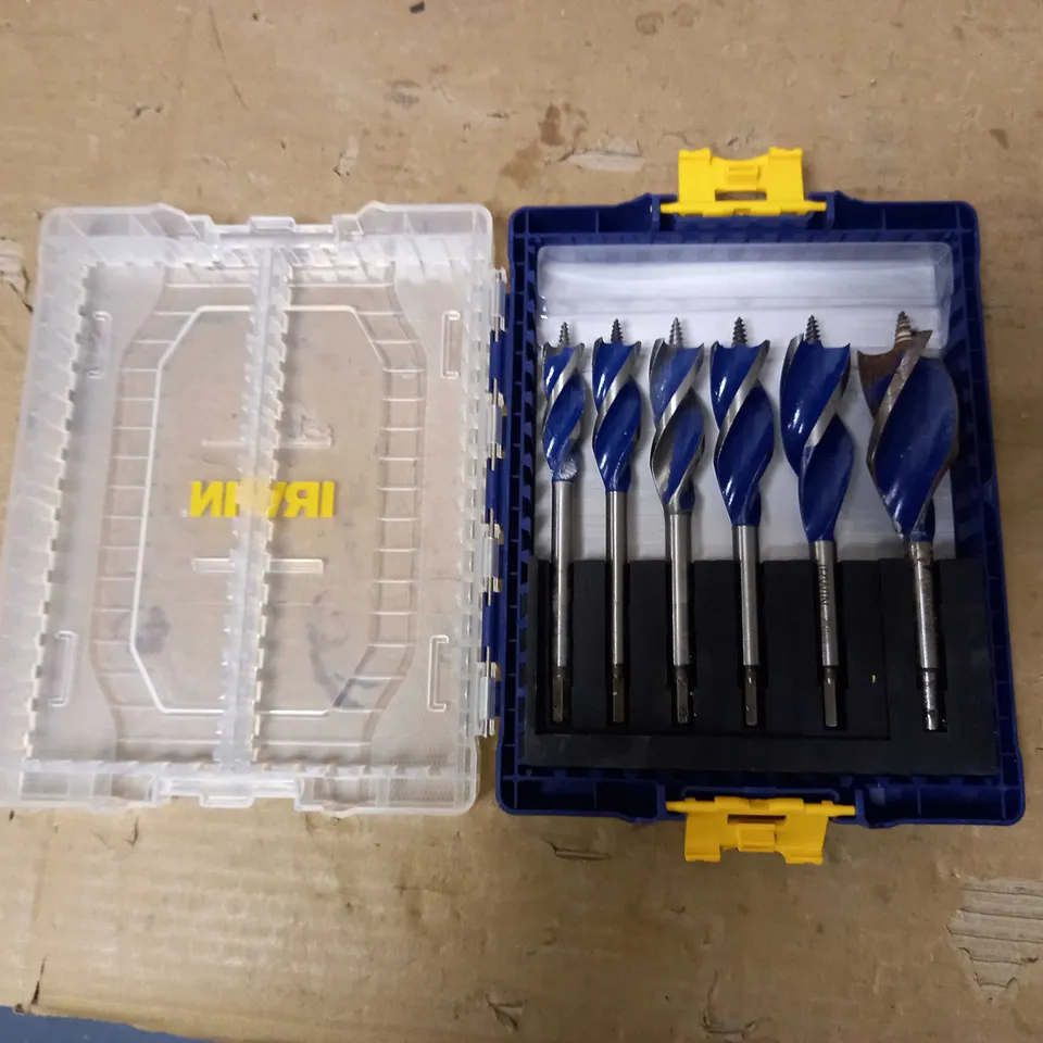 IRWIN SPEEDBOR DRILL BIT SET FOR WOOD, 6-PC. (IWAX236PC)