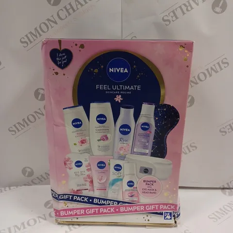 BOXED NIVEA FEEL ULTIMATE WOMENS BUMPER GIFT SET 