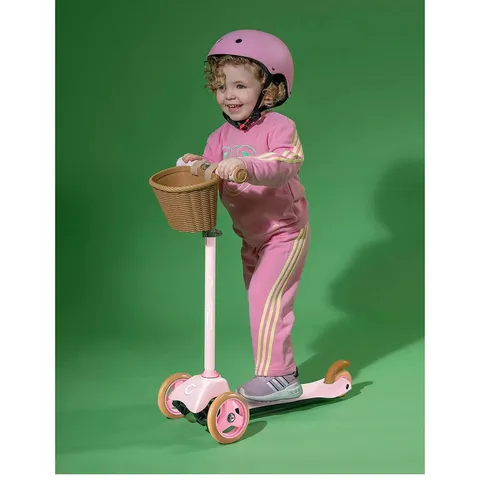 MINI CRUISER WITH BASKET - PASTEL PINK