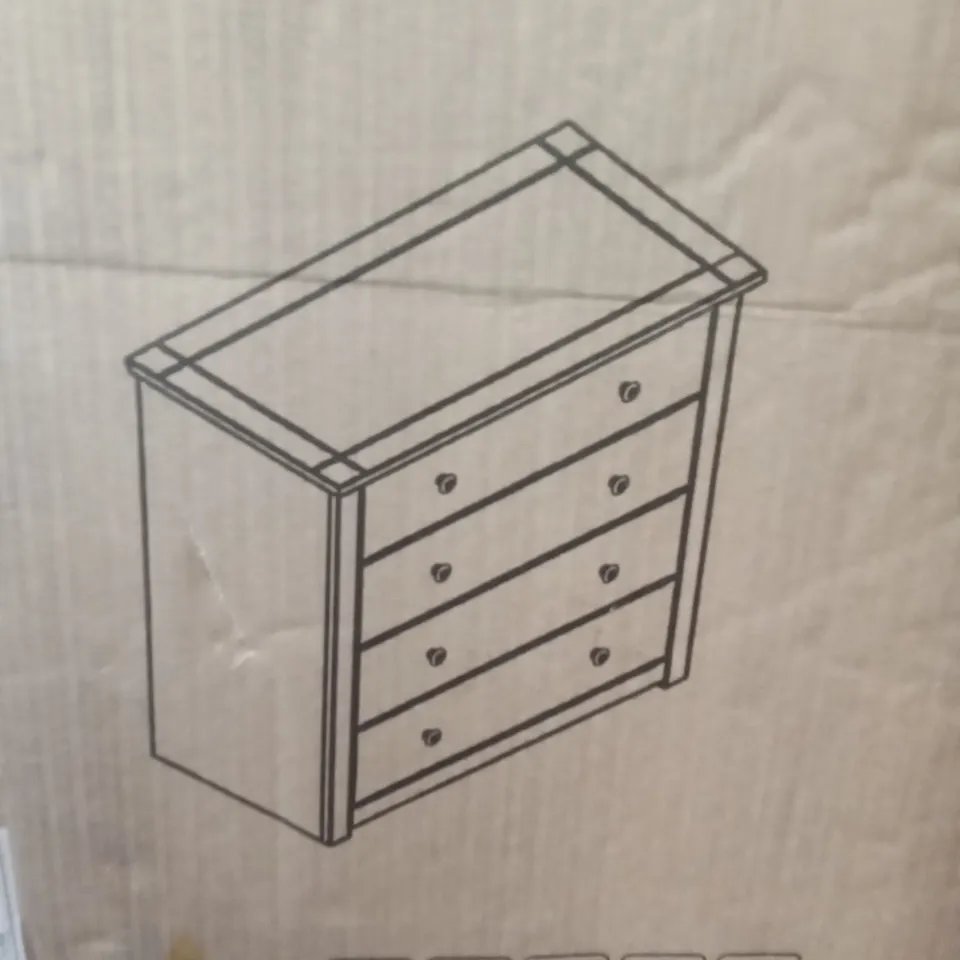 BOXED PANAMA 2 DOOR 2 DRAWER SIDEBOARD SOLID PINE WOOD