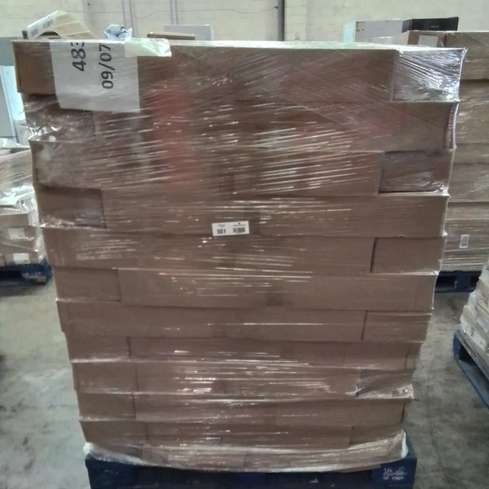PALLET CONTAINING APPROXIMATELY 50 BOXES OF FAUX MUSTARD POM POM SINGLE STEMS