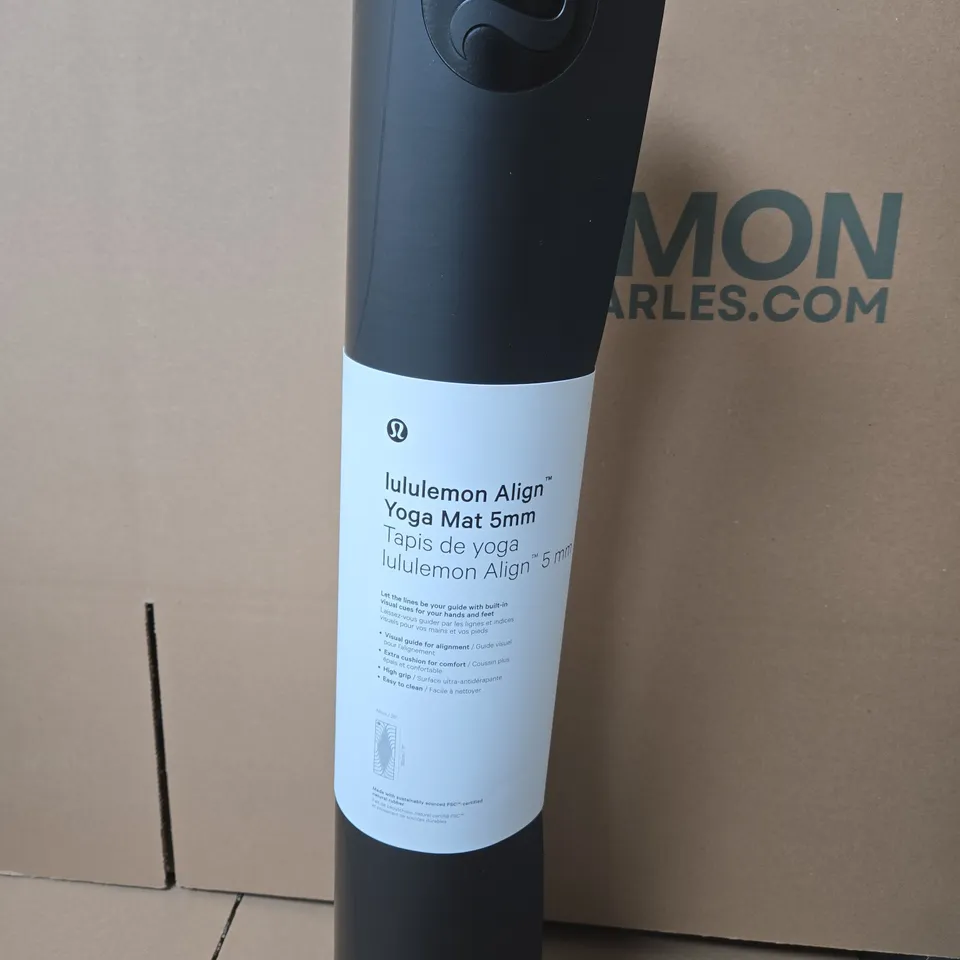 LULULEMON ALIGN YOGA MAT 5MM – BLACK