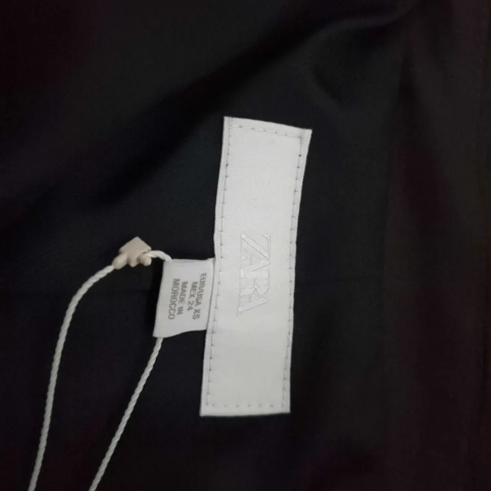 ZARA BROWN DOUBLE-BREASTED BLAZER – WOMEN'S JACKET 