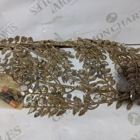 ALISON CORK PRE-LIT GLITTER JEWELLED DECOR