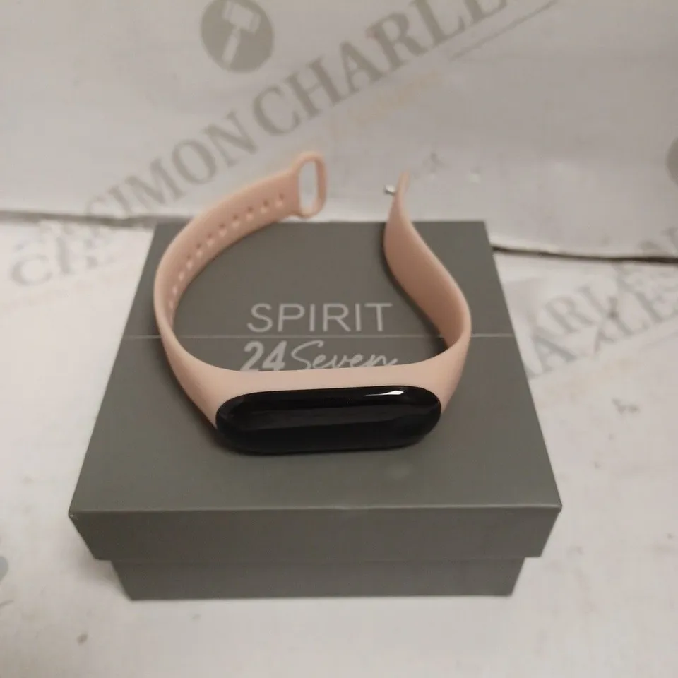BOXED SPIRIT LADIES FITNESS TRACK/MESH STRAP WATCH SET.