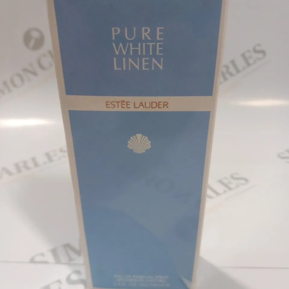 BOXED AND SEALED ESTEE LAUDER PURE WHITE LINEN EAU DE PARFUM 100ML