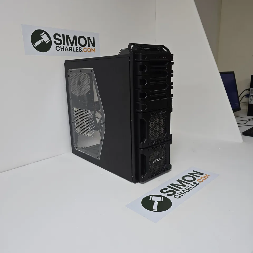 ANTEC BLACK PC TOWER CASE WITH SIDE WINDOW – MID TOWER 