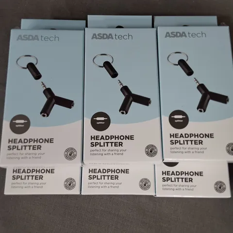 LOT OF 45 6-PACKS OF BRAND NEW HEADPHONES SPLITTERS