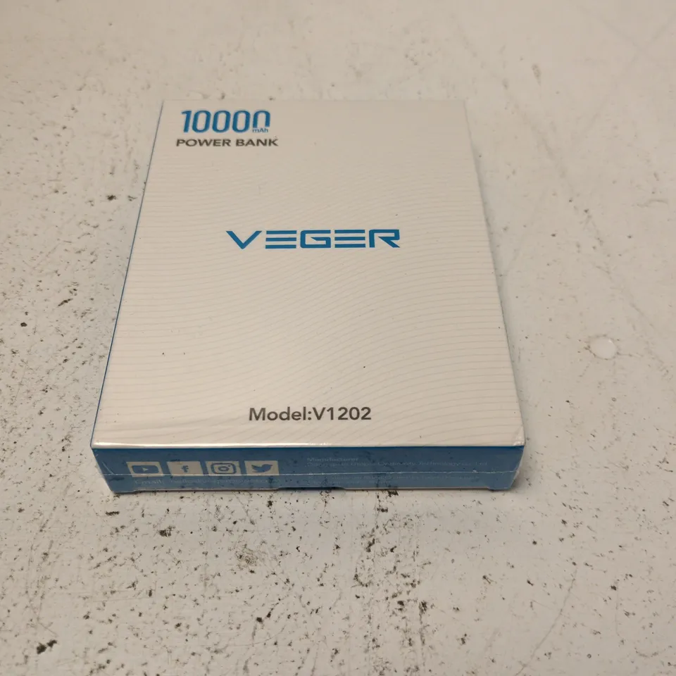 VEGER POWER BANK 10000MAH MODEL V1202