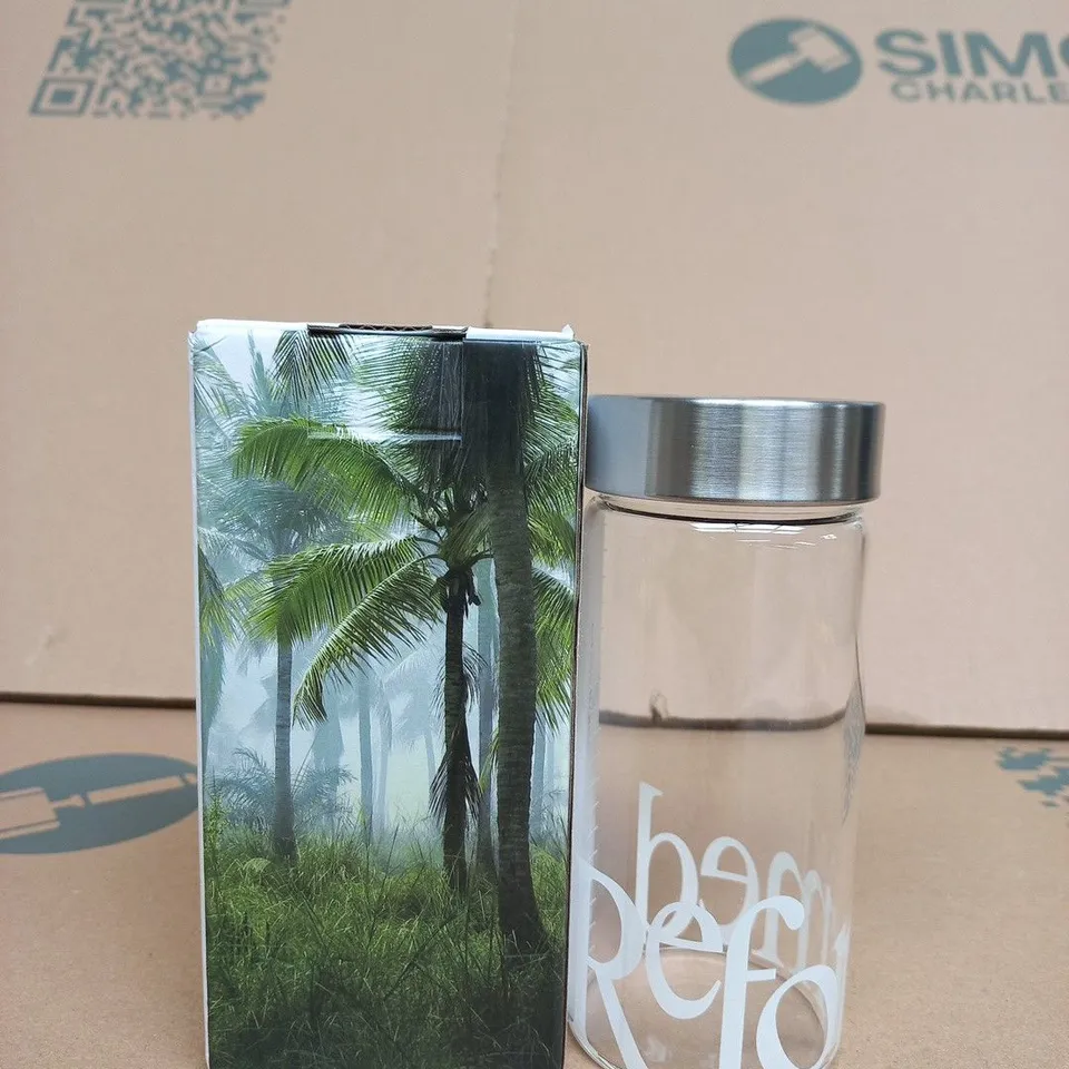 BOXED REFORMED GLASS BOTTLE