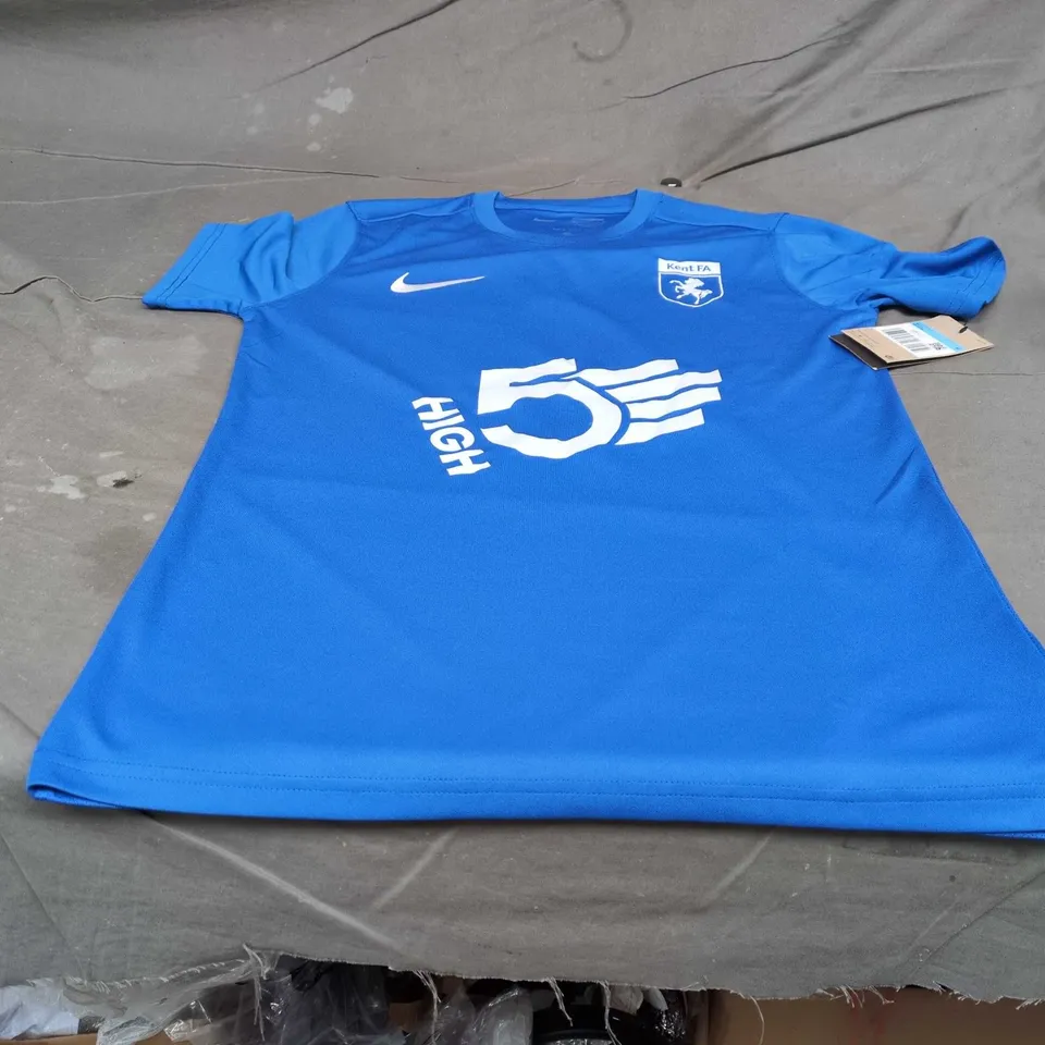 Nike Kent FA Blue Football Shirt – Men's Medium (UK)