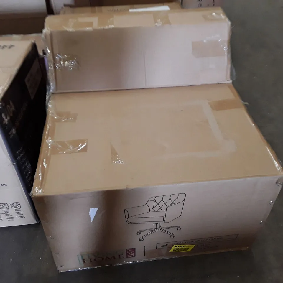 BOXED PINK DANIELLE EXECUTIVE CHAIR UPHOLSTERY