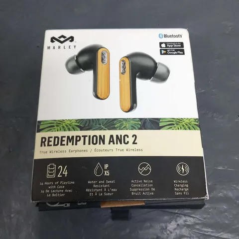 BOXED MARLEY REDEMPTION ANC 2 TRUE WIRELESS EARPHONES 