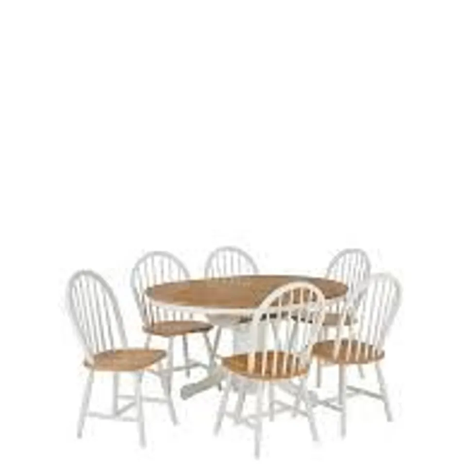 BOXED GRADE 1 NEW KENTUCKY TABLE & 6 CHAIRS (4 OF 4 BOXES)