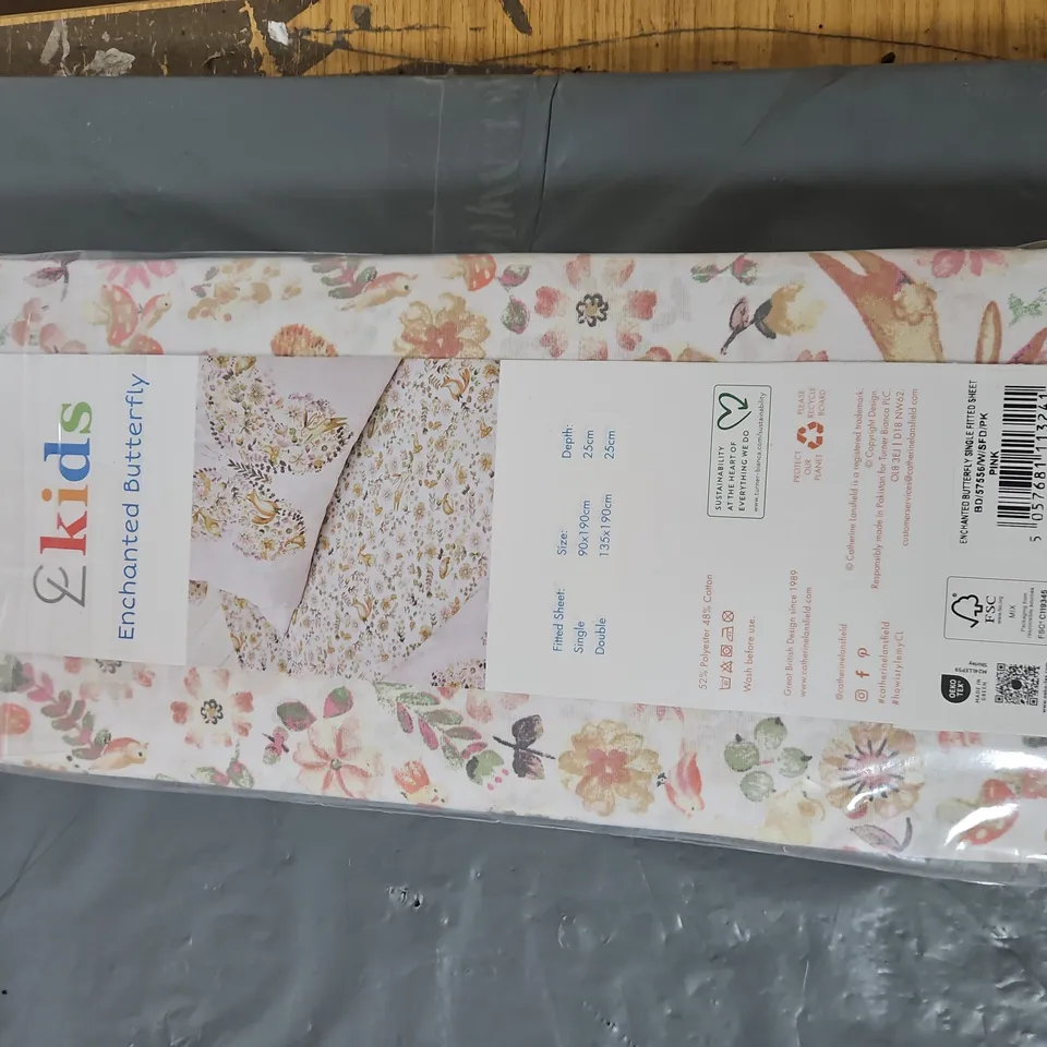 CATH KIDSTON ENCHANTED BUTTERFLY SINGLE BEDDING SET