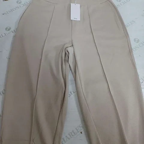 MNG LIGHT BEIGE SMART TROUSERS - MEDIUM