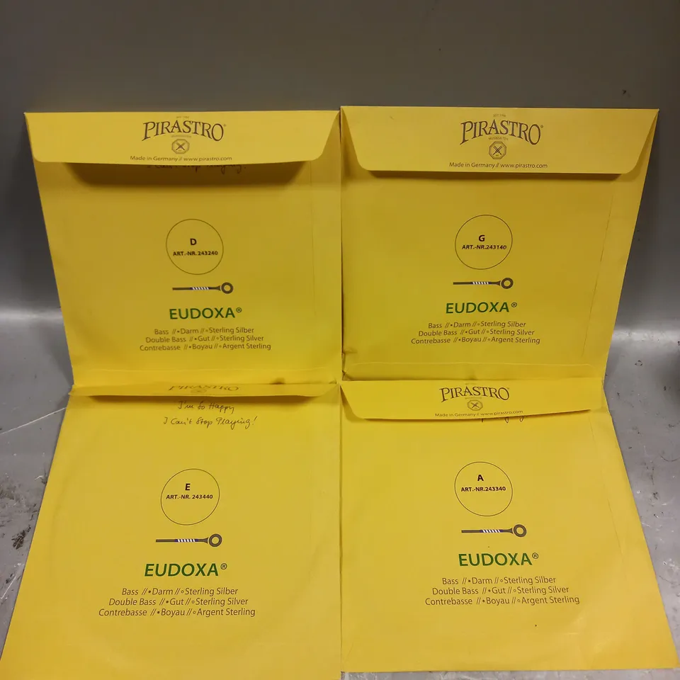 PIRASTRO EUDOXA BASS STRINGS SET 