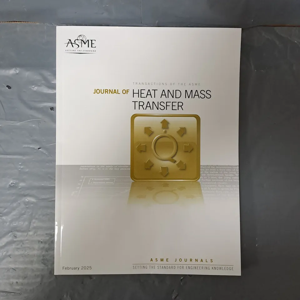 ASME JOURNAL OF HEAT AND MASS TRANSFER - FEB 2025 
