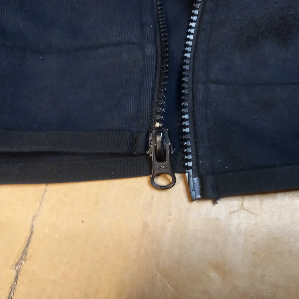NIKE HOODED TRACKSUIT TOP - BLACK SIZE L