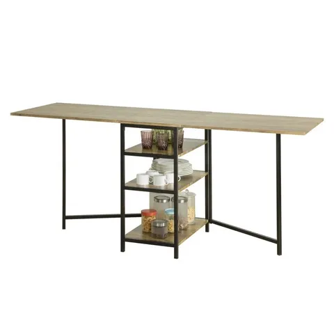 BOXED HIGGSTON FOLDING DINING TABLE