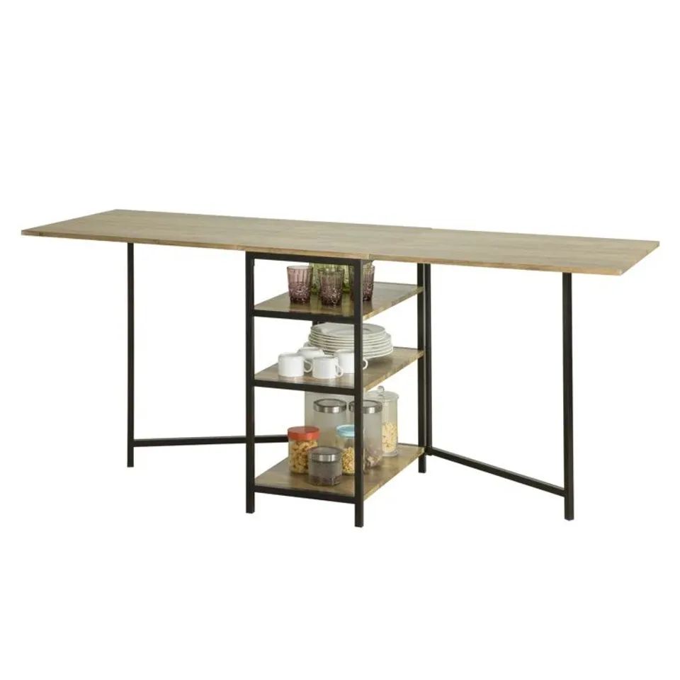 BOXED HIGGSTON FOLDING DINING TABLE