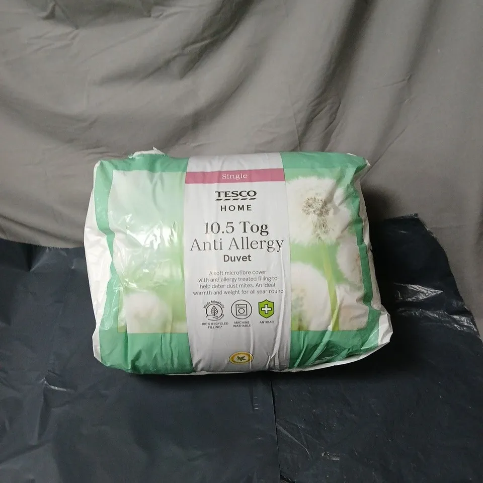 TESCO HOME 10.5 TOG ANTI ALLERGY DUVET – SINGLE