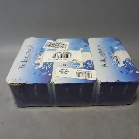 24 FOLKINGTONS CLUB SODA WATER CANS