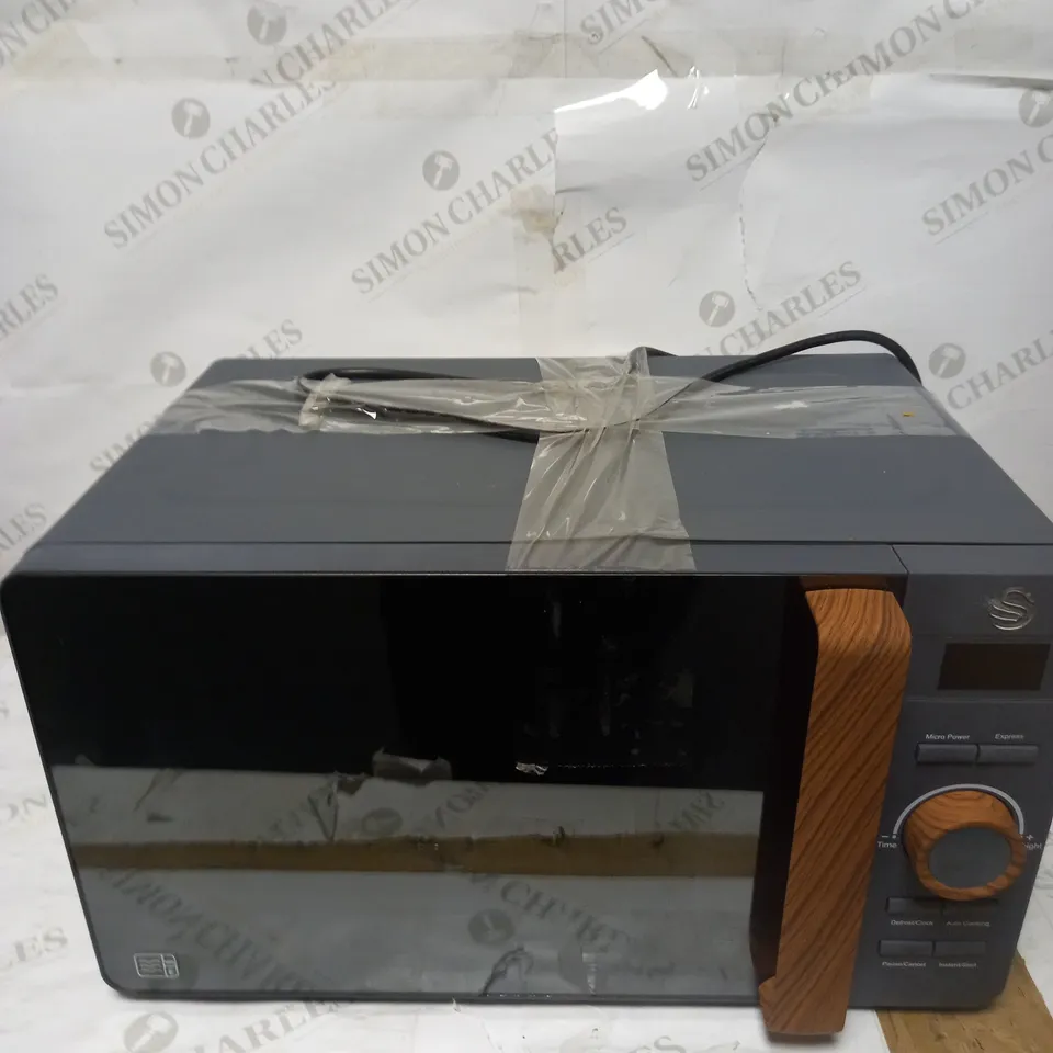 SWAN 20L NORDIC DIGITAL LED MICROWAVE - GREY