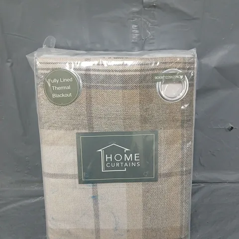 SEALED HOME CURTAINS FULLY LINED THERMAL BLACKOUT 90 X 90" - WARRINGTON 