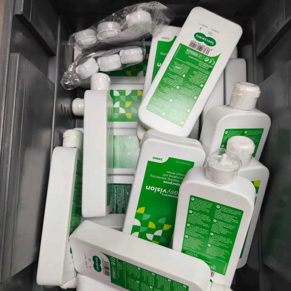 APPROXIMATELY 20 ASSORTED CONTACT LENS SOLUTION PRODUCTS - COLLECTION ONLY 