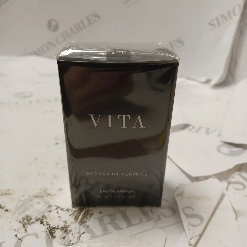 BOXED AND SEALED VITA GIOVANNI PERNICE EAU DE PARFUM 50ML