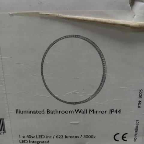 DAR LIGHTING YEV89 YEVAN ILLUMINATED WALL MIRROR