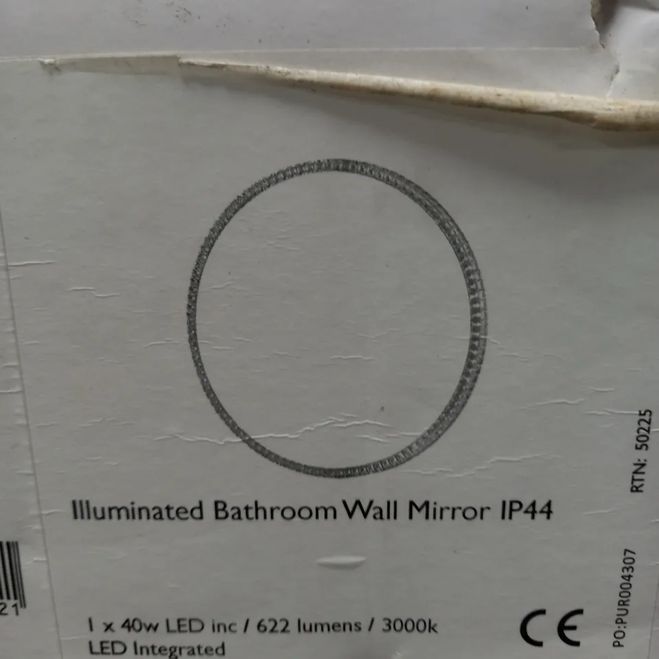 DAR LIGHTING YEV89 YEVAN ILLUMINATED WALL MIRROR