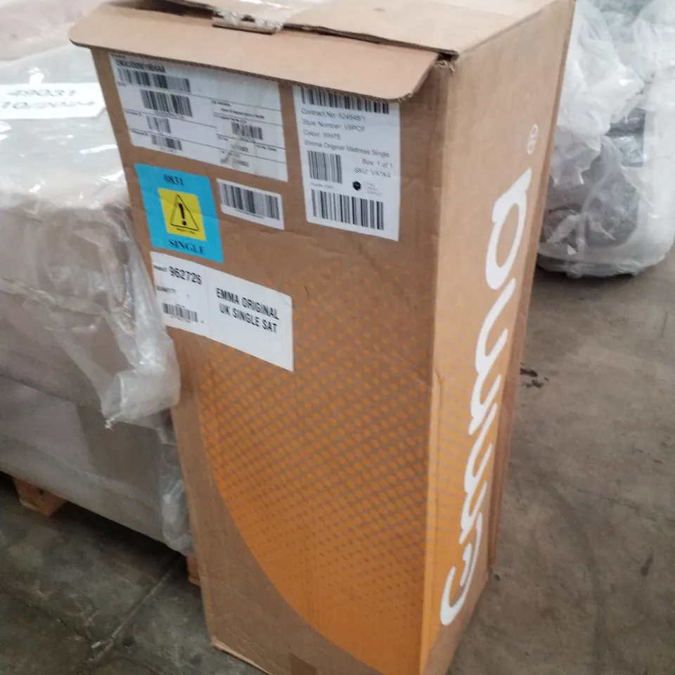 BOXED AND ROLLED EMMA ORIGINAL 3FT SINGLE MATTRESS 