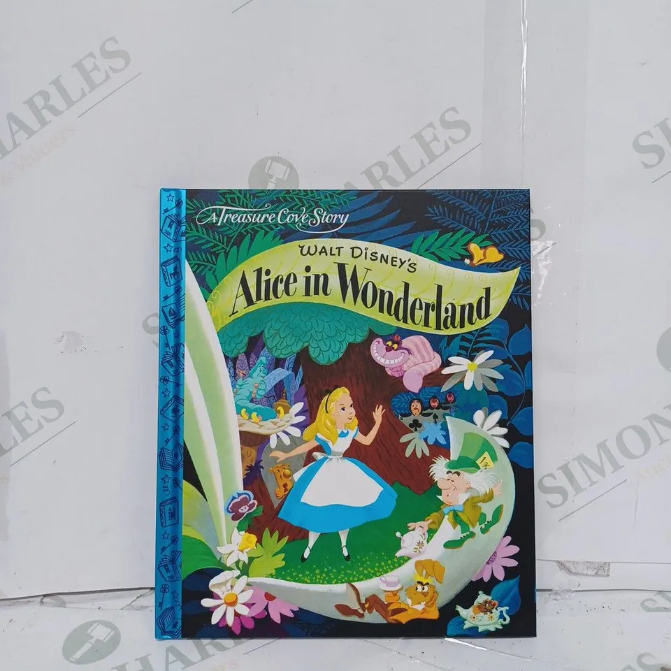 LOT TO CONTAIN APPROX. 20 X WALT DISNEY A TREASURE COVE STORY, "ALICE IN WONDERLAND" CHILDRENS BEDTIME STORY BOOKS