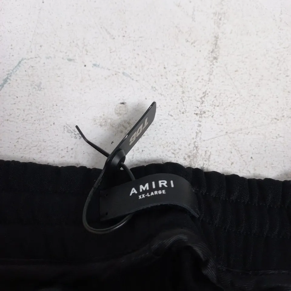 AMIRI BLACK TRACK JOGGERS – XX-LARGE
