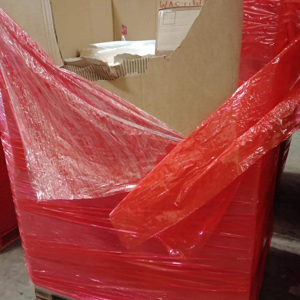 PALLET OF ASSORTED HOUSEHOLD GOODS AND PRODUCTS TO INCLUDE;air cooler,baby cushion