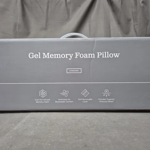 BOXED UNBRANDED GEL MEMORY FOAM PILLOW