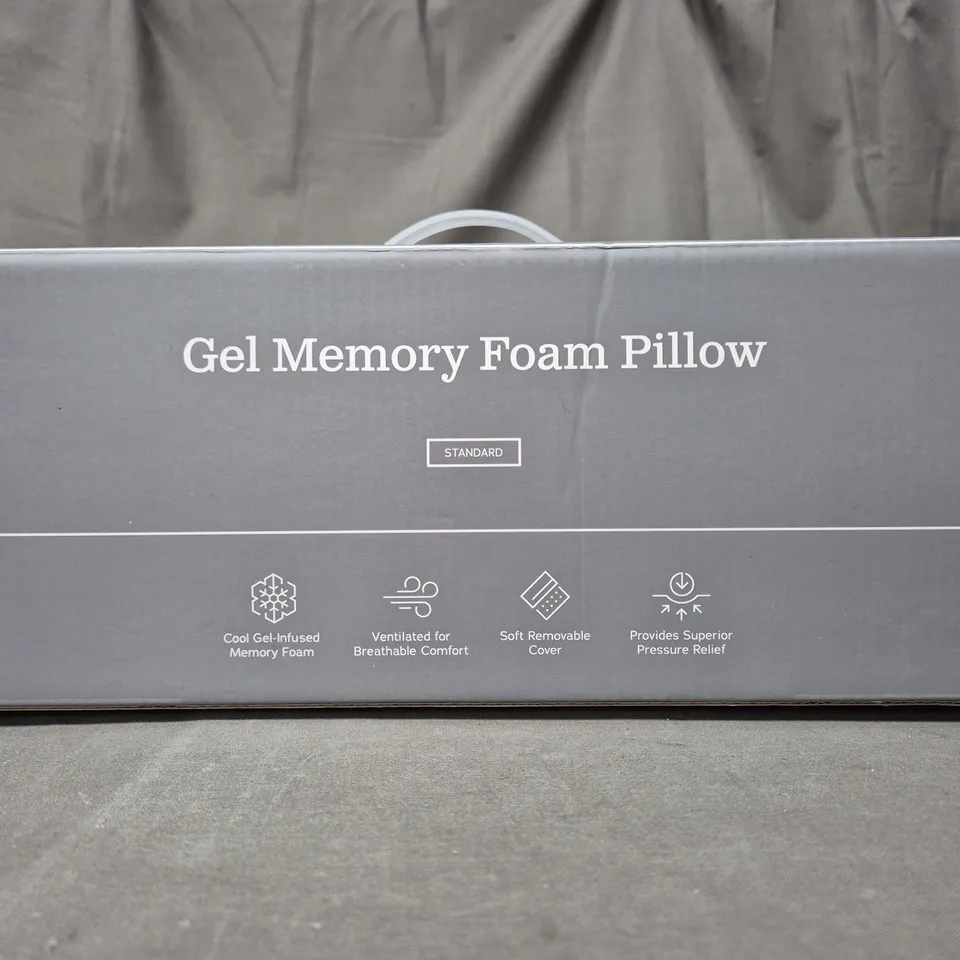 BOXED UNBRANDED GEL MEMORY FOAM PILLOW