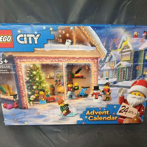 BOXED LEGO CITY ADVENT CALENDAR 2024 TOY SET 60436