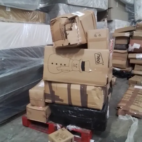 PALLET CONTAINING NEO PRODUCTS SUCH AS;ACRYLIC SNOWMAN,SUITCASE,CHRISTMAS TREE