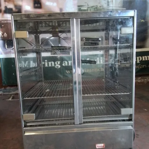 COMMERCIAL STAINLESS STEEL KEEP WARM DISPLAY CABINET