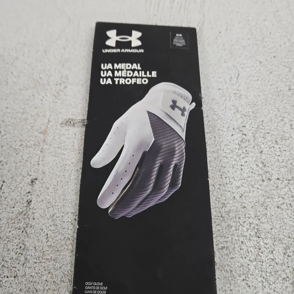 UNDER ARMOUR GOLF GLOVE – UA MEDAL (BOXED)