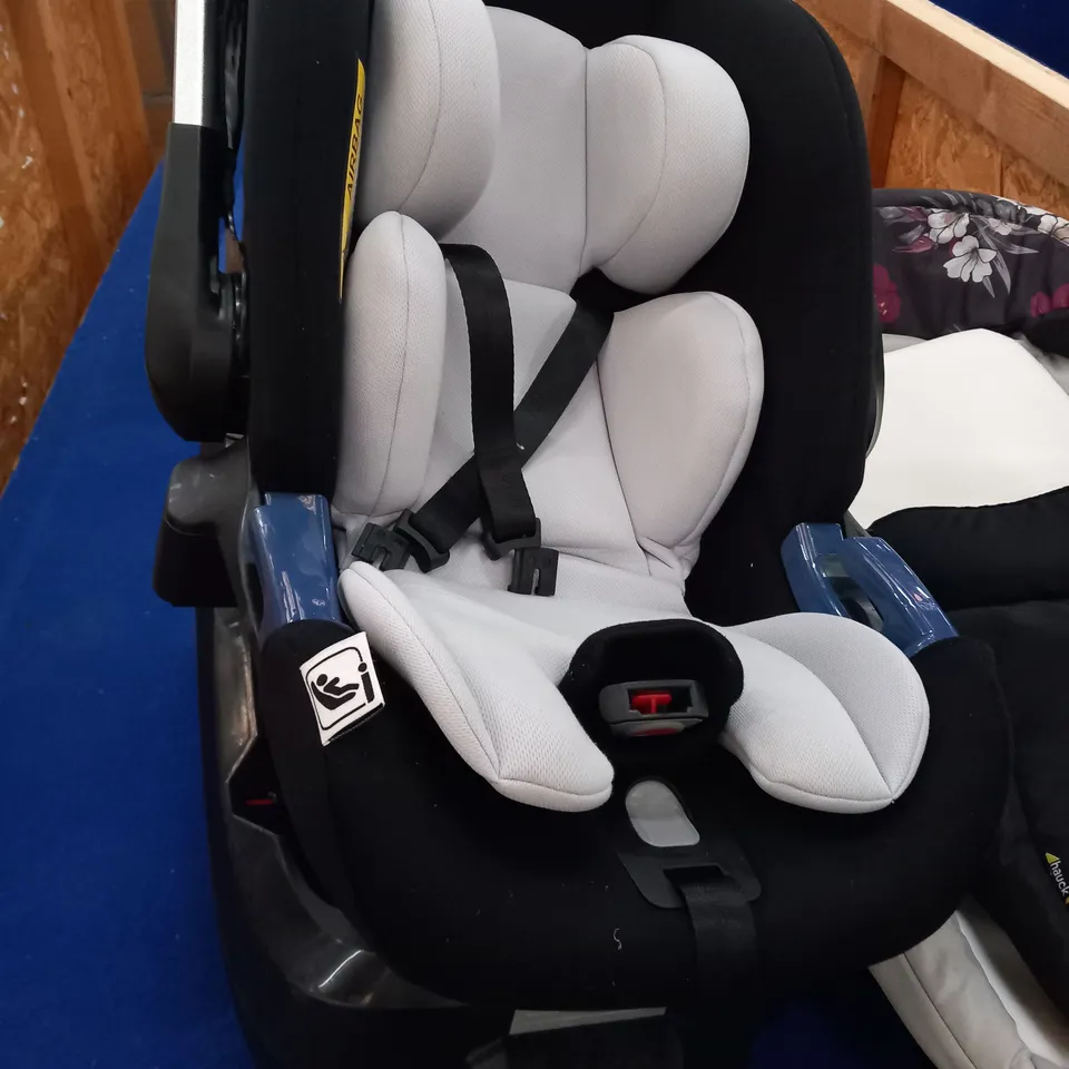 HAUCK STROLLER, CARRY COT AND ISO FIX BASE AND CAR SEAT