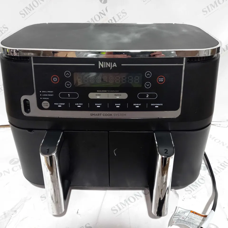 BOXED NINJA FOODI MAX DUAL ZONE 9.5L AIR FRYER AF451UK