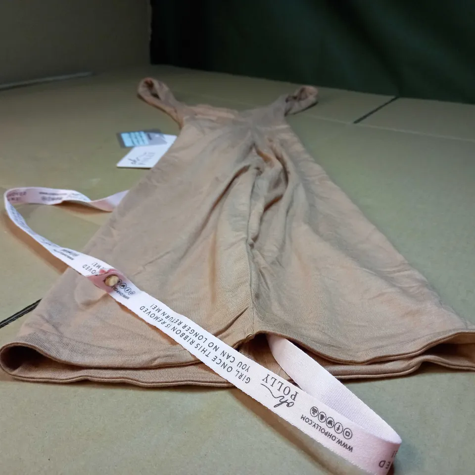 OH POLLY MOCHA BODYCON MINI DRESS - SIZE 8