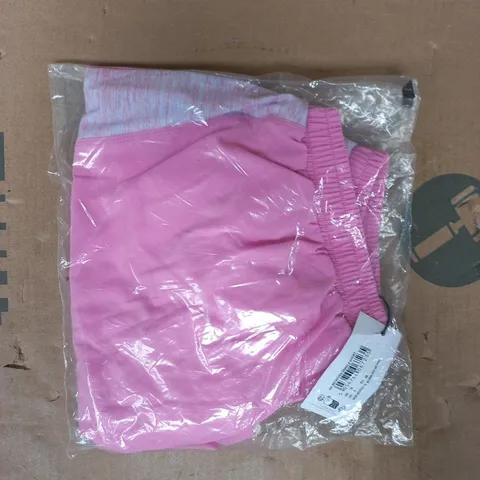 BAGGED GYM KING 365 WOVEN GRINDLE SHORTS IN PINK SIZE UK 10