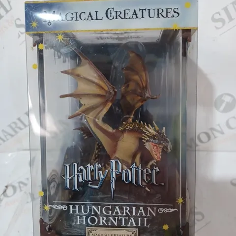 BOXED HARRY POTTER MAGICAL CREATURES NO.4 COLLECTIBLE HUNGARIAN HORNTAIL FIGURE